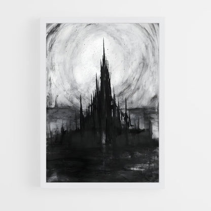 ap-charcoal-8 cadre Blanc