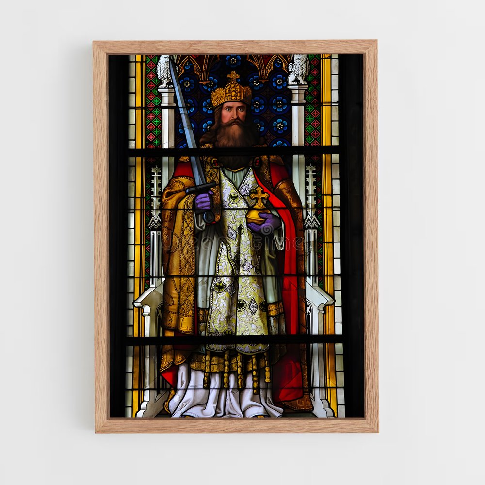 ap-charlemagne-2 cadre Bois clair