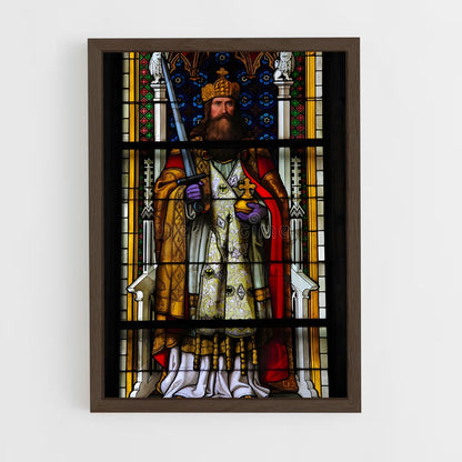 ap-charlemagne-2 cadre Bois foncé