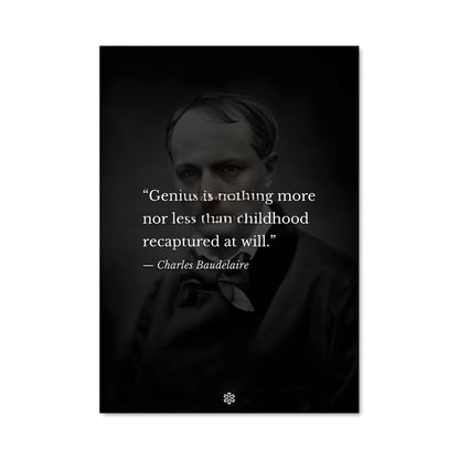Poster L'Esprit Baudelaire