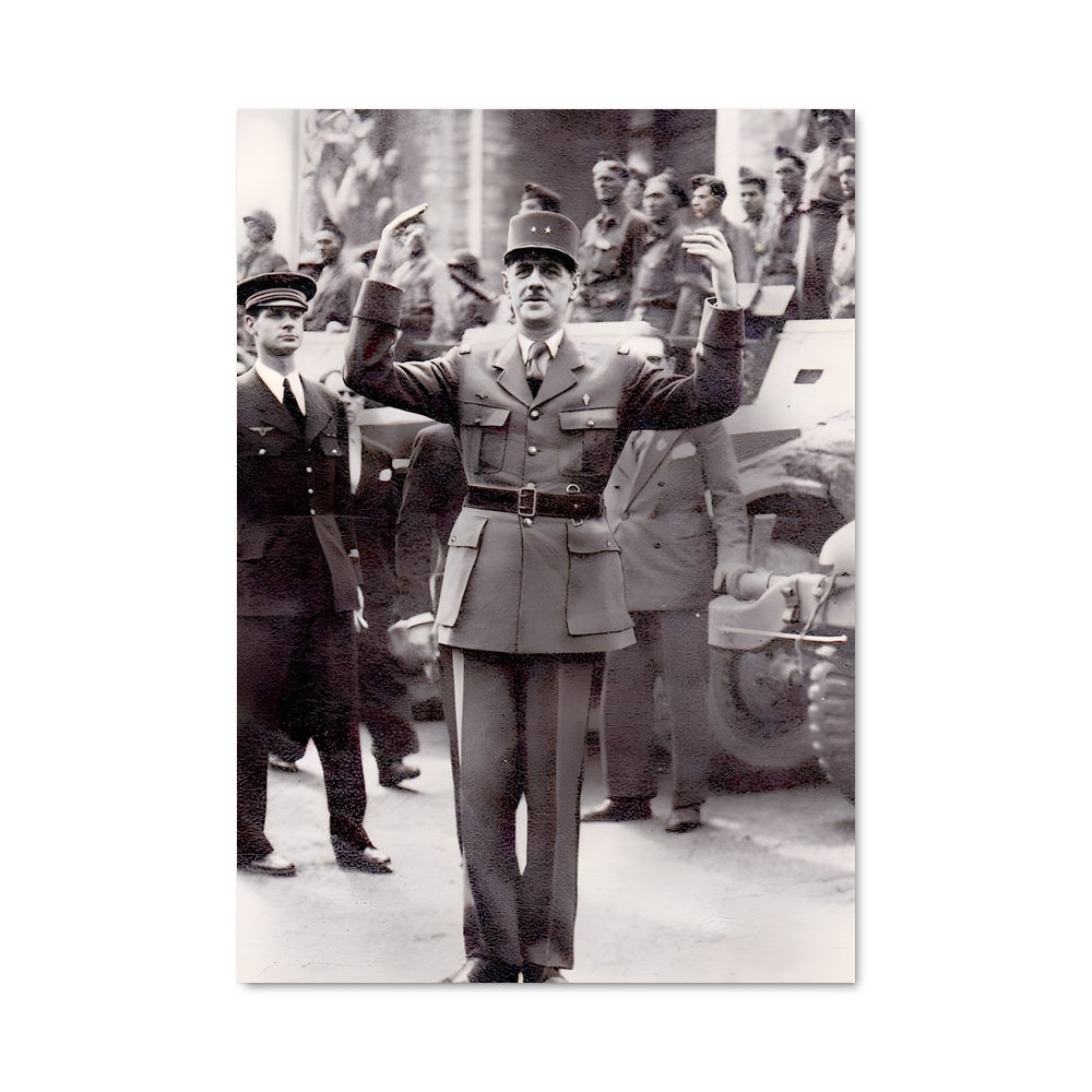 Poster Général en Uniforme