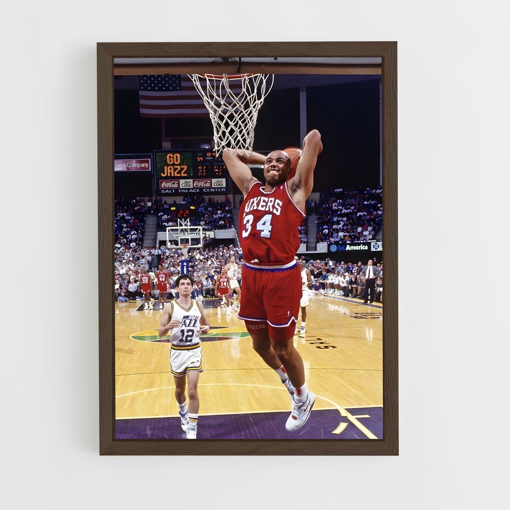 ap-charles barkley-4 cadre Bois foncé