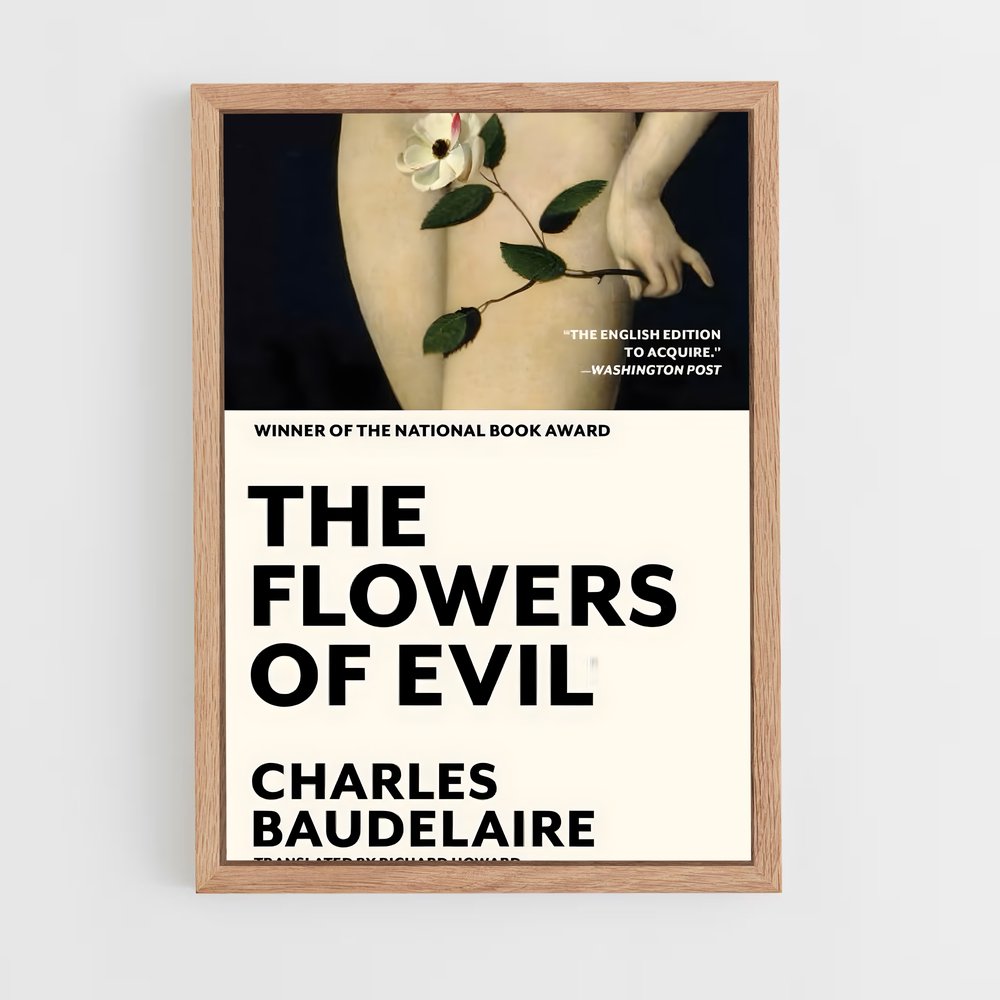 ap-charles baudelaire-5 cadre Bois clair