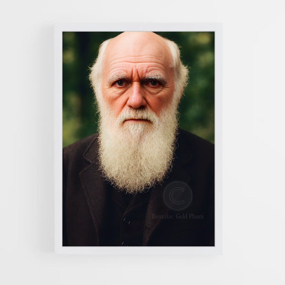 ap-charles darwin-3 cadre Blanc