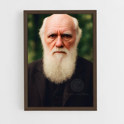 ap-charles darwin-3 cadre Bois foncé