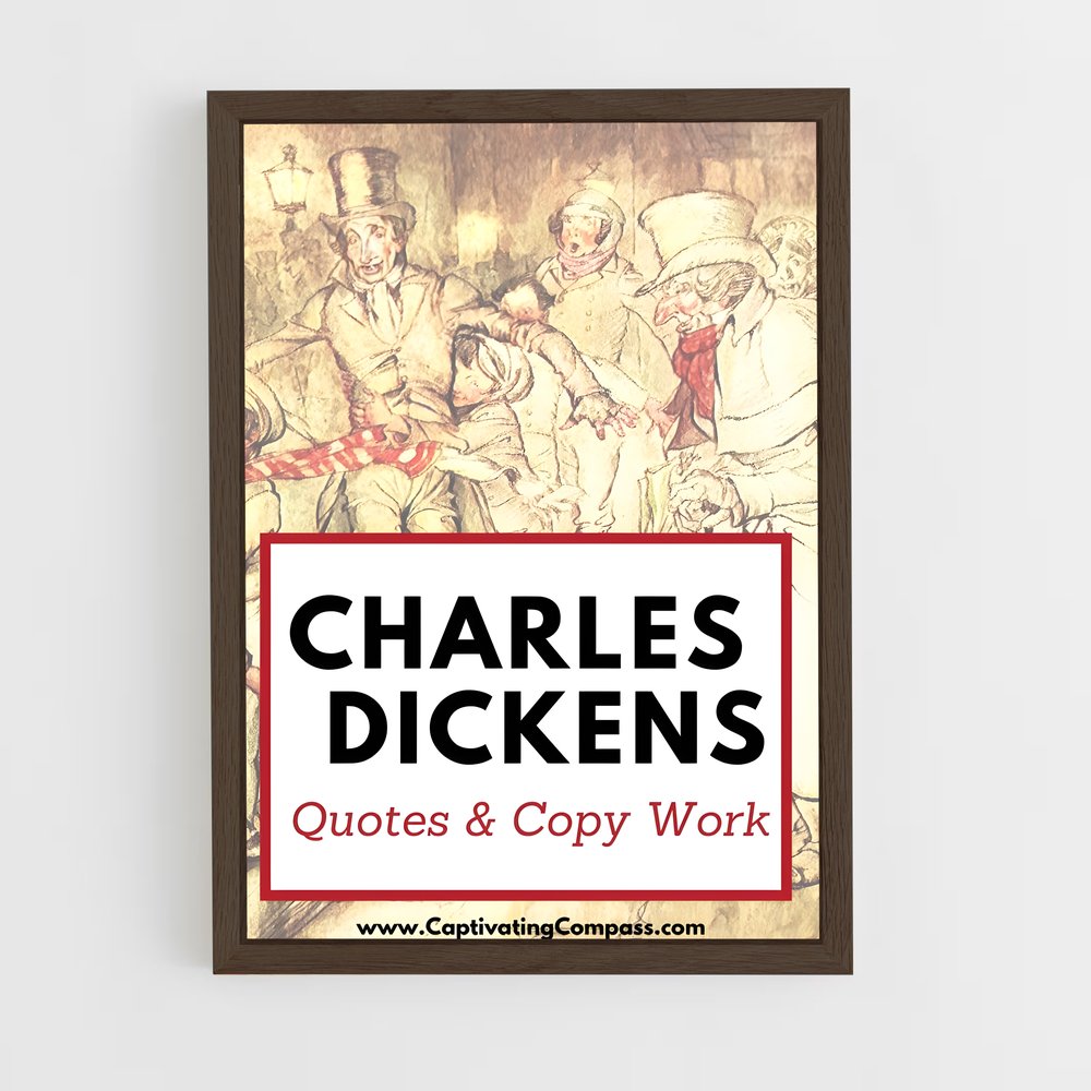 ap-charles dickens-2 cadre Bois foncé