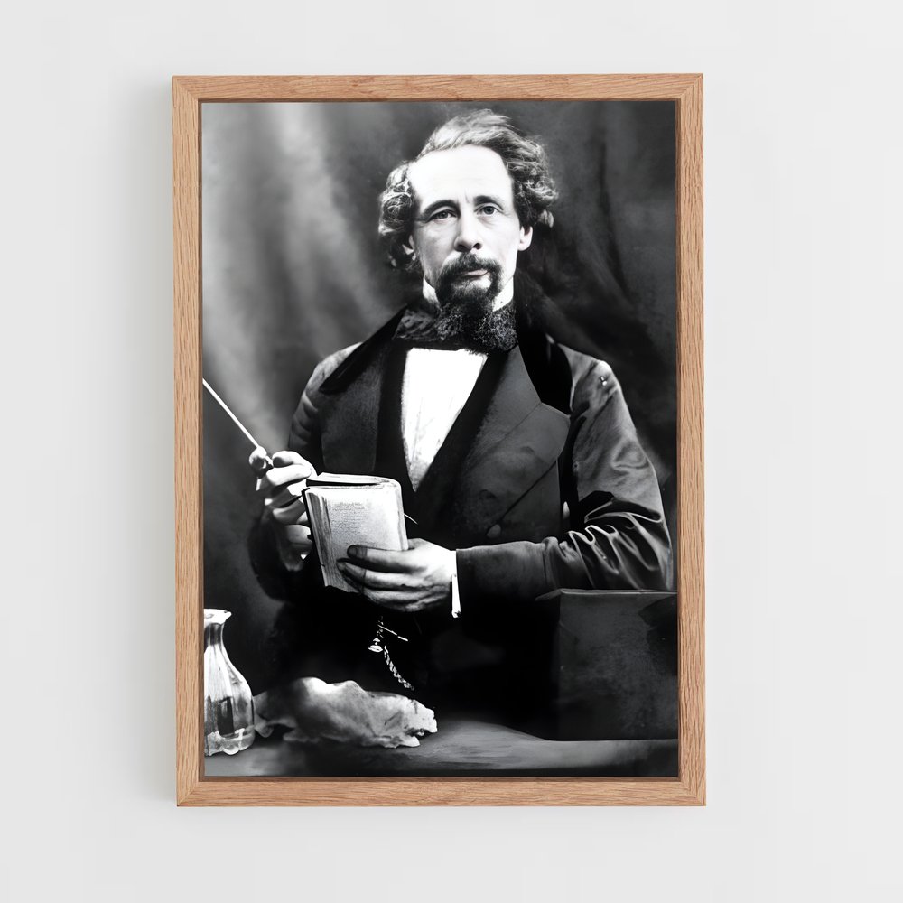 ap-charles dickens-6 cadre Bois clair