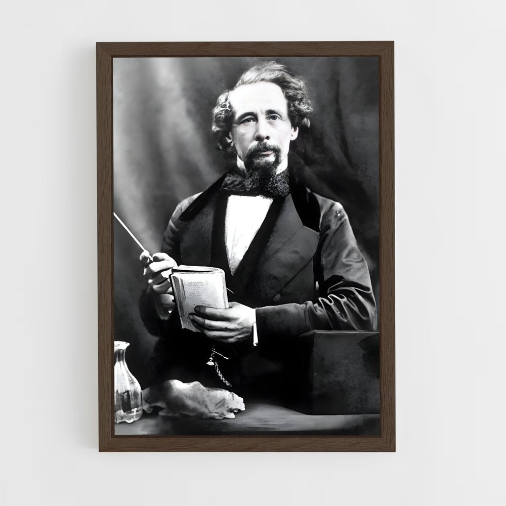 ap-charles dickens-6 cadre Bois foncé