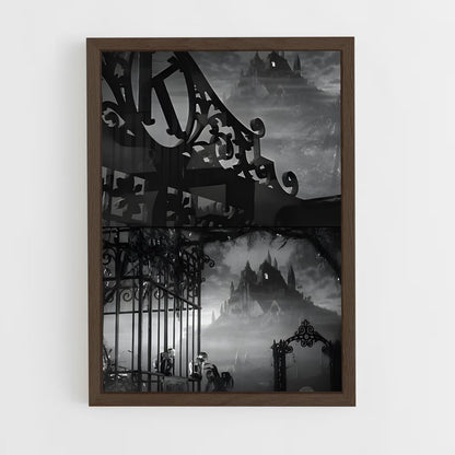 ap-charles foster kane-1 cadre Bois foncé
