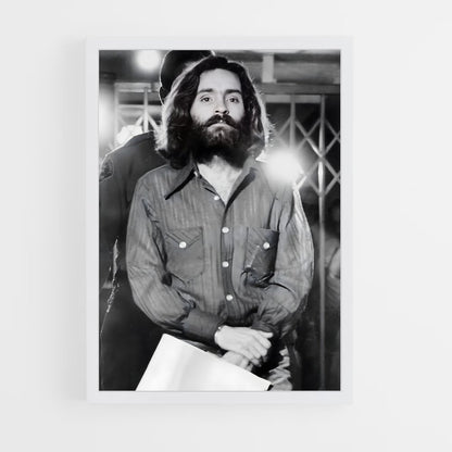 ap-charles manson-2 cadre Blanc