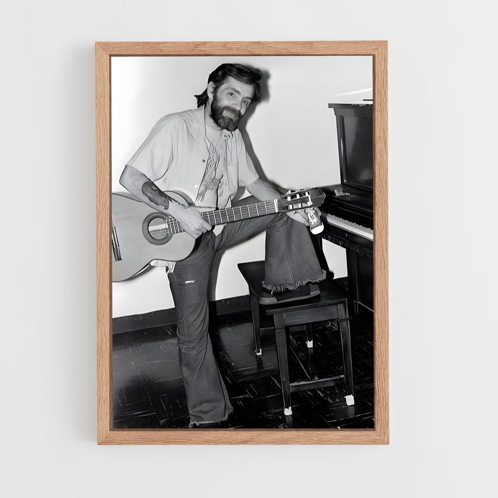 ap-charles manson-6 cadre Bois clair