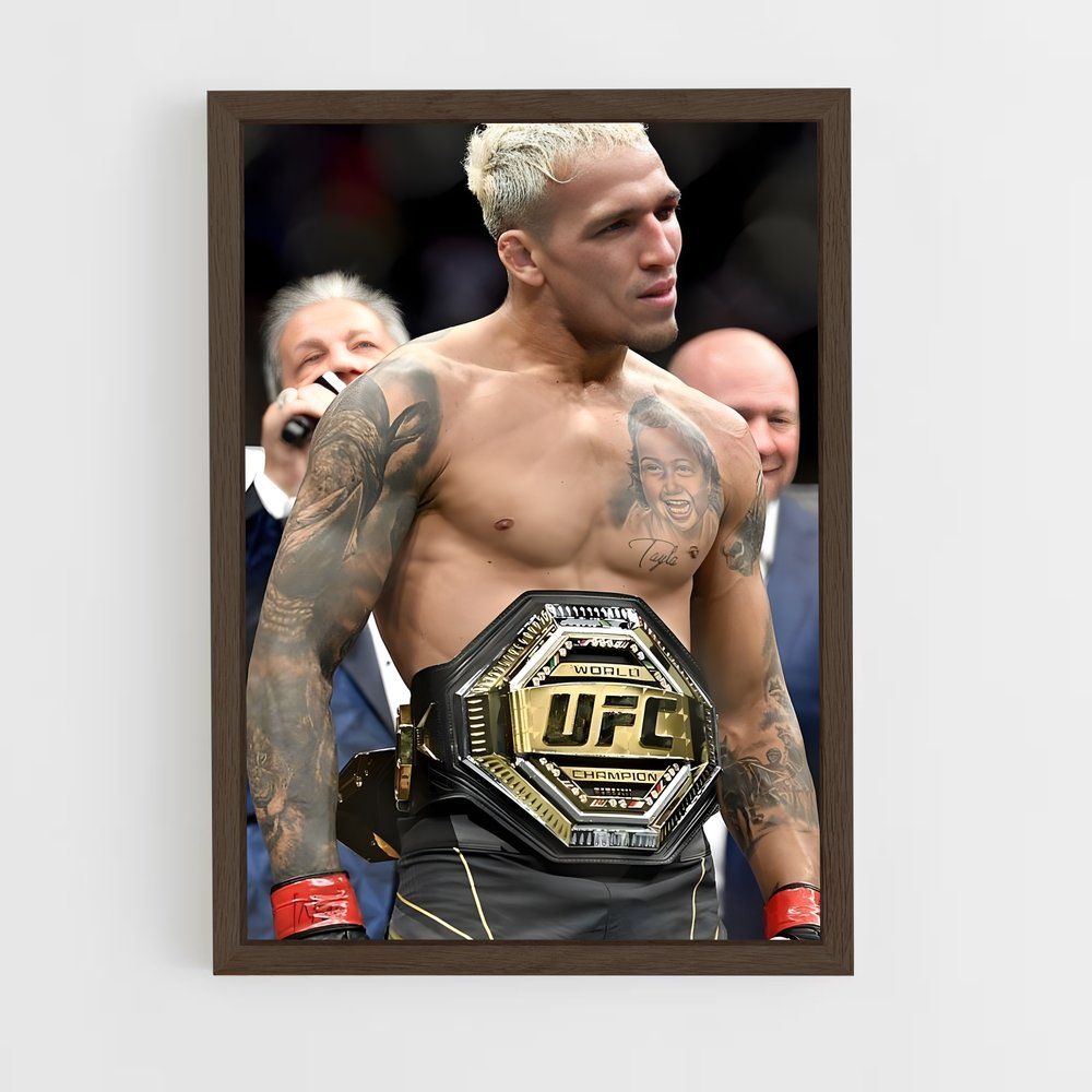 ap-charles oliveira-8 cadre Bois foncé