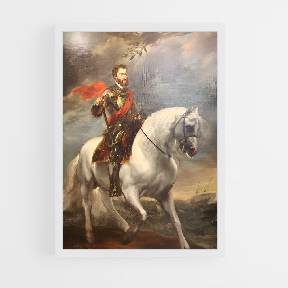 ap-charles v-1 cadre Blanc