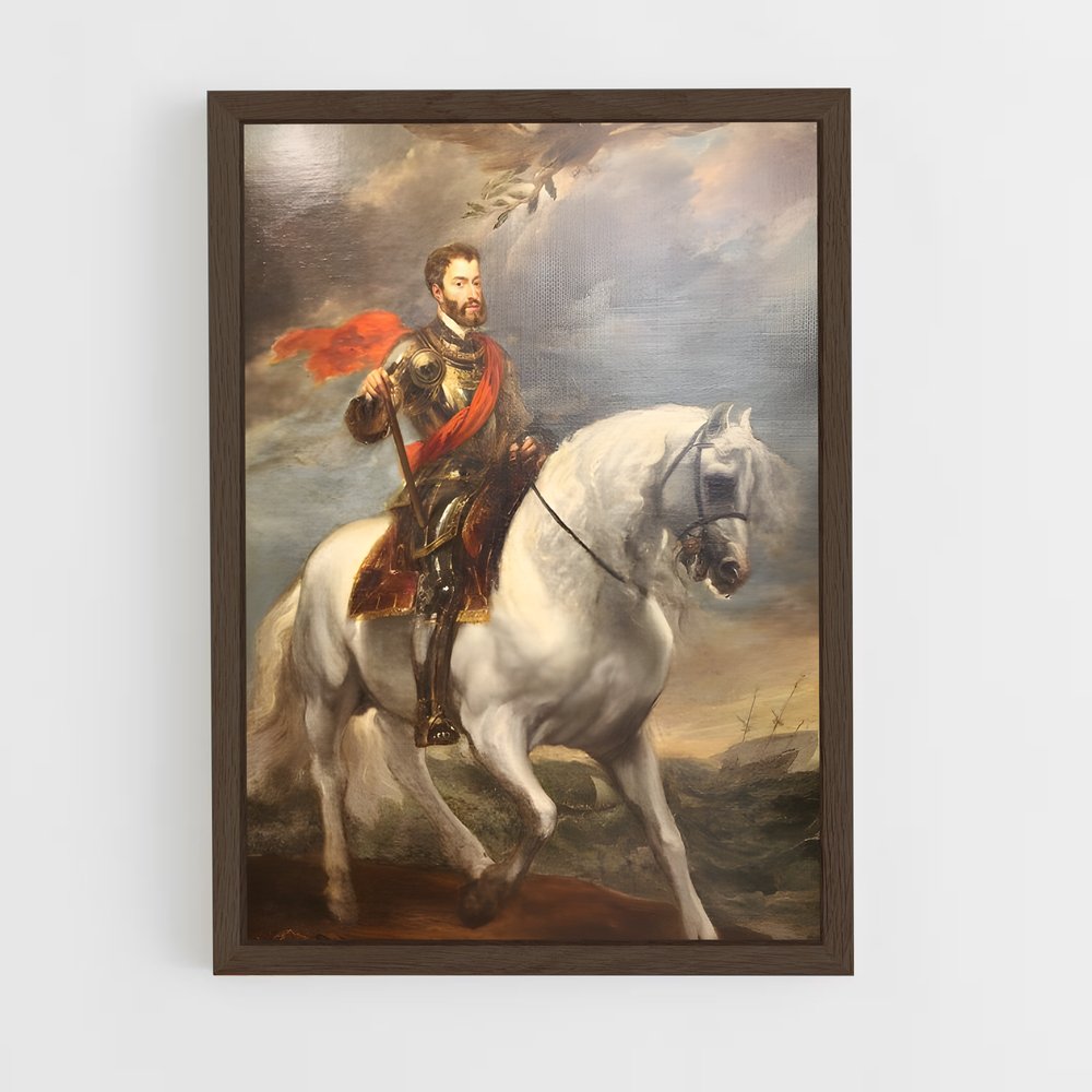 ap-charles v-1 cadre Bois foncé