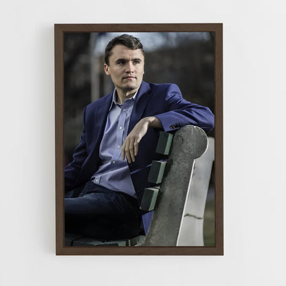 ap-charlie kirk-1 cadre Bois foncé