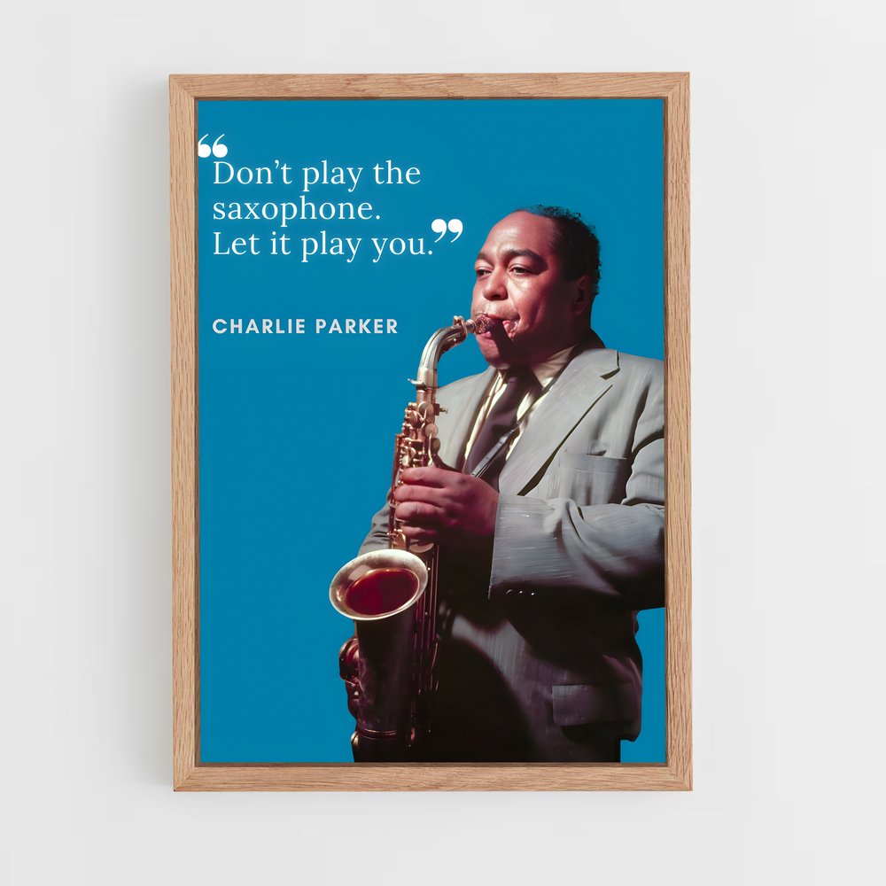 ap-charlie parker-1 cadre Bois clair