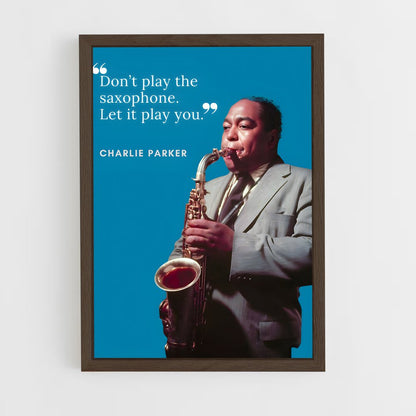 ap-charlie parker-1 cadre Bois foncé