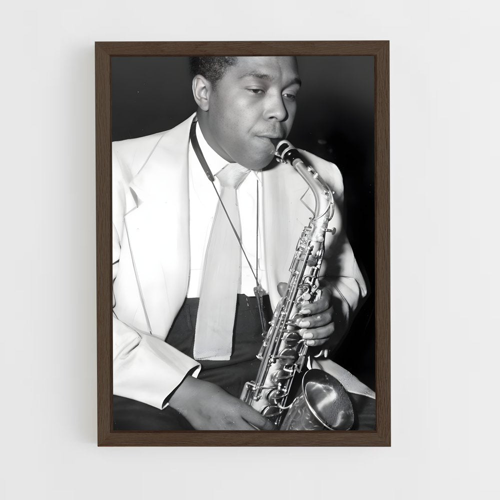 ap-charlie parker-4 cadre Bois foncé