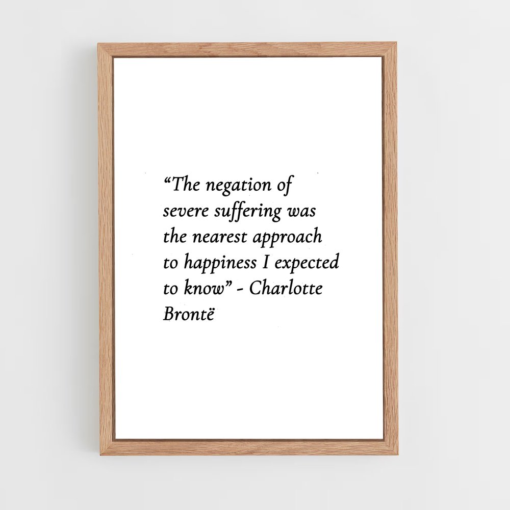 ap-charlotte bronte-1 cadre Bois clair