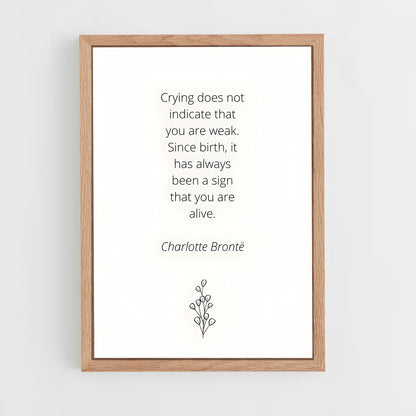 ap-charlotte bronte-2 cadre Bois clair