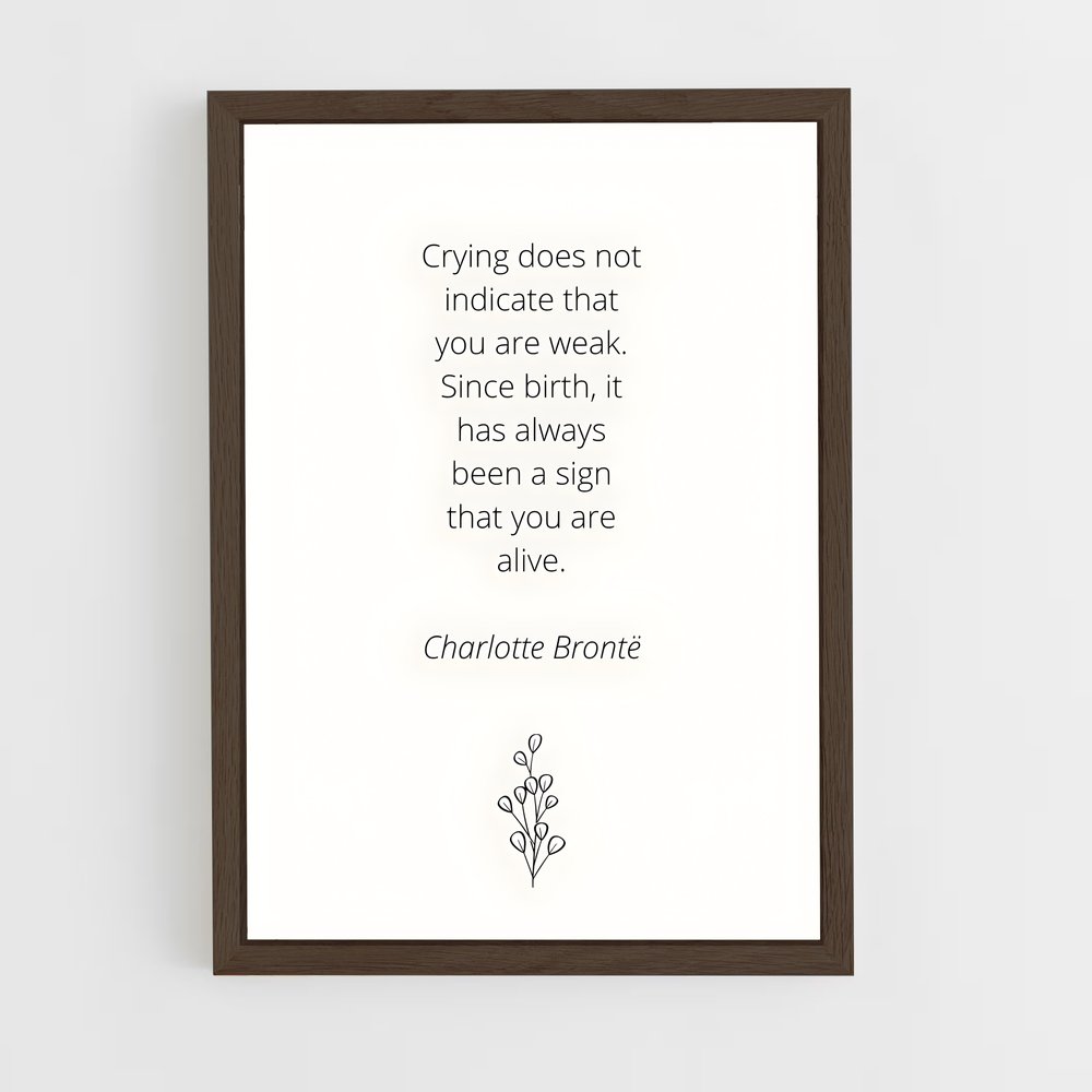 ap-charlotte bronte-2 cadre Bois foncé