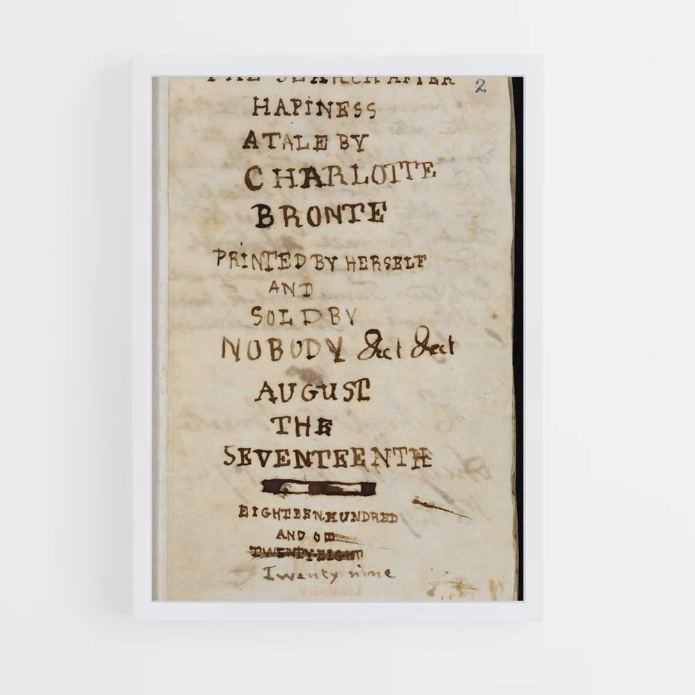 ap-charlotte bronte-3 cadre Blanc