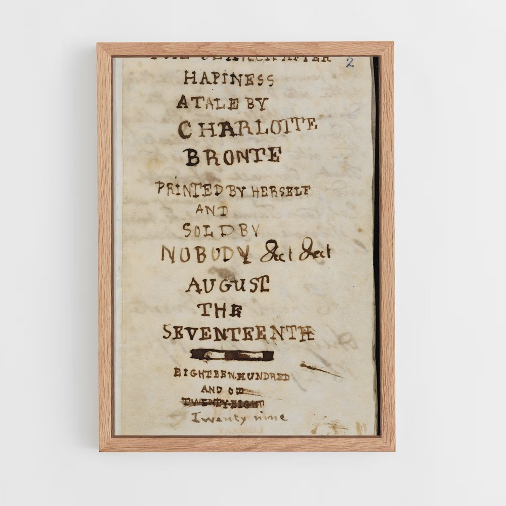 ap-charlotte bronte-3 cadre Bois clair