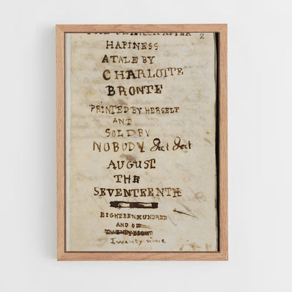 ap-charlotte bronte-3 cadre Bois clair