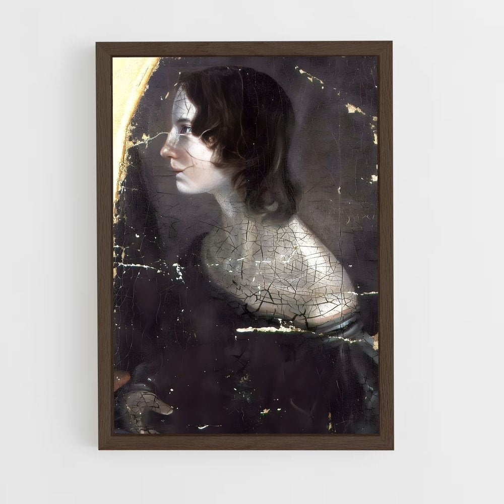 ap-charlotte bronte-6 cadre Bois foncé