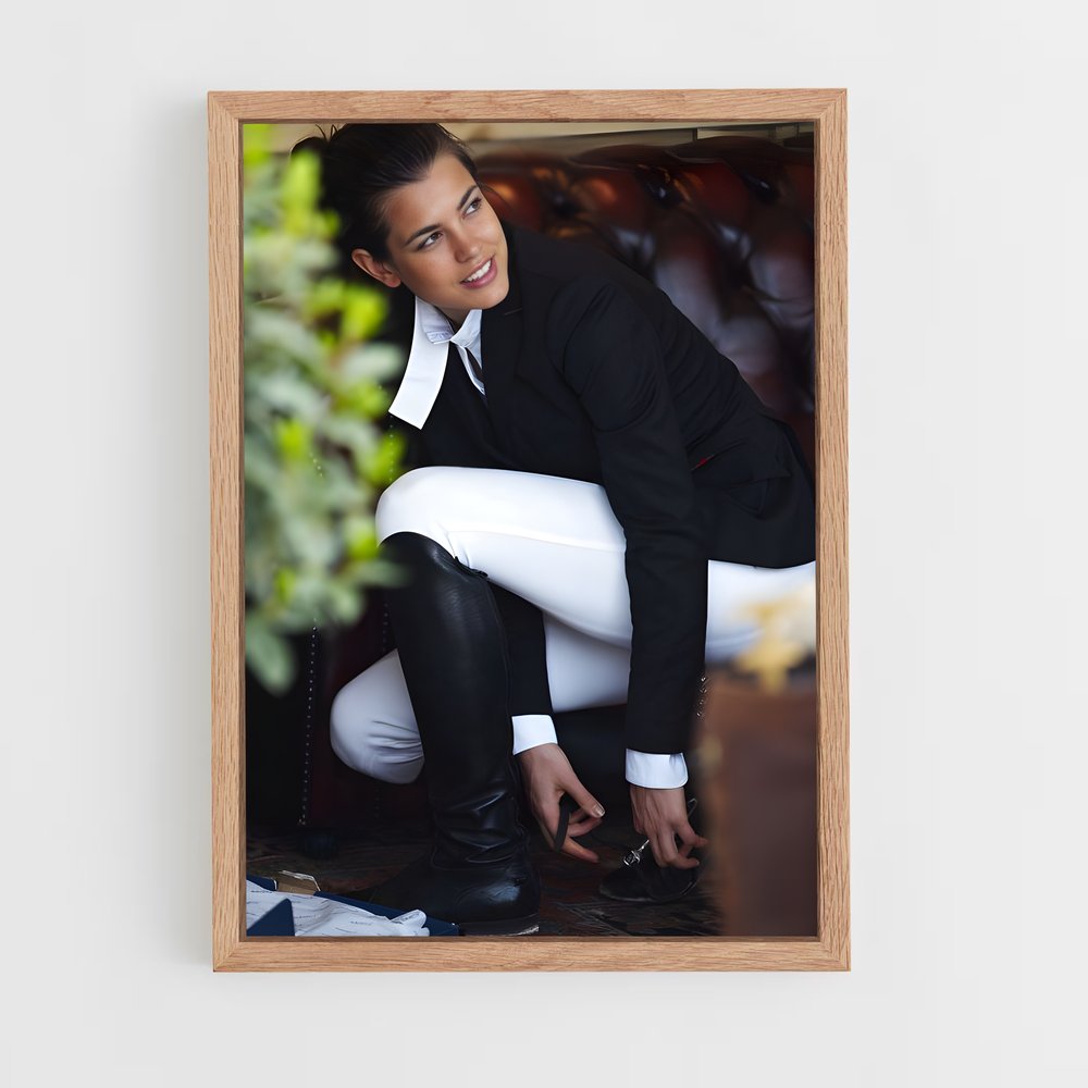 ap-charlotte casiraghi-1 cadre Bois clair