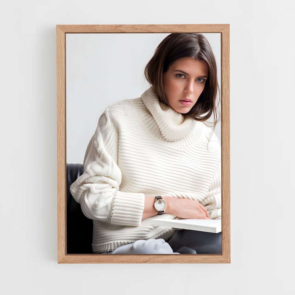 ap-charlotte casiraghi-2 cadre Bois clair