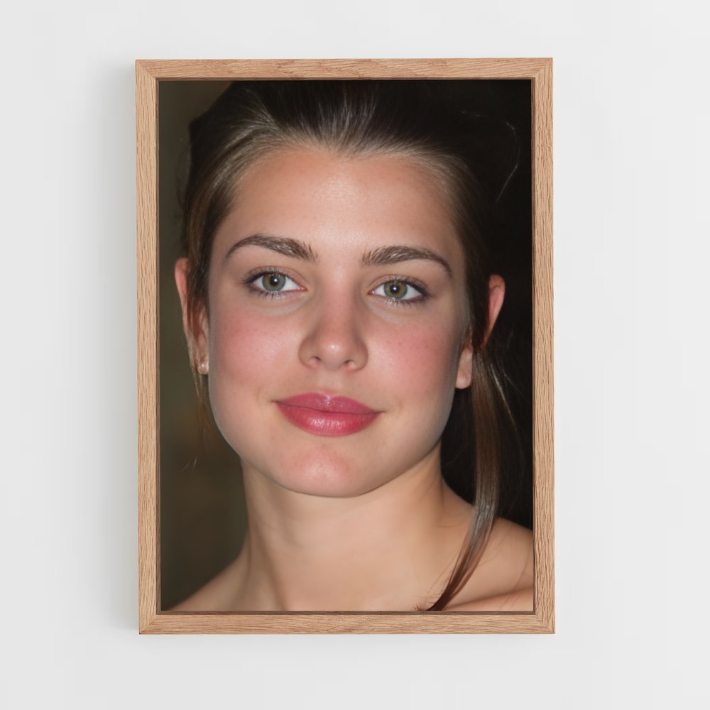 ap-charlotte casiraghi-4 cadre Bois clair