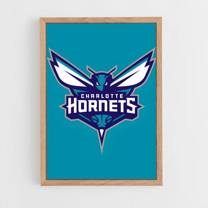 ap-charlotte hornets-1 cadre Bois clair