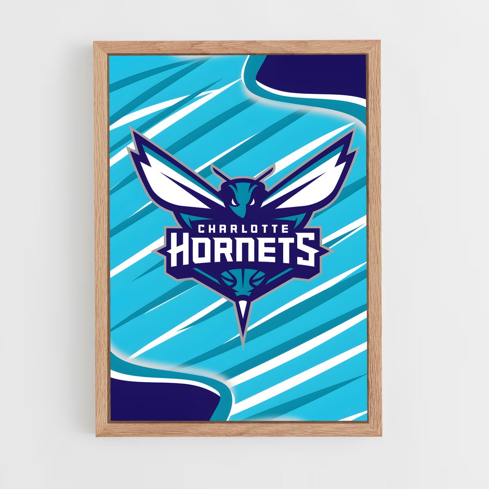 ap-charlotte hornets-3 cadre Bois clair