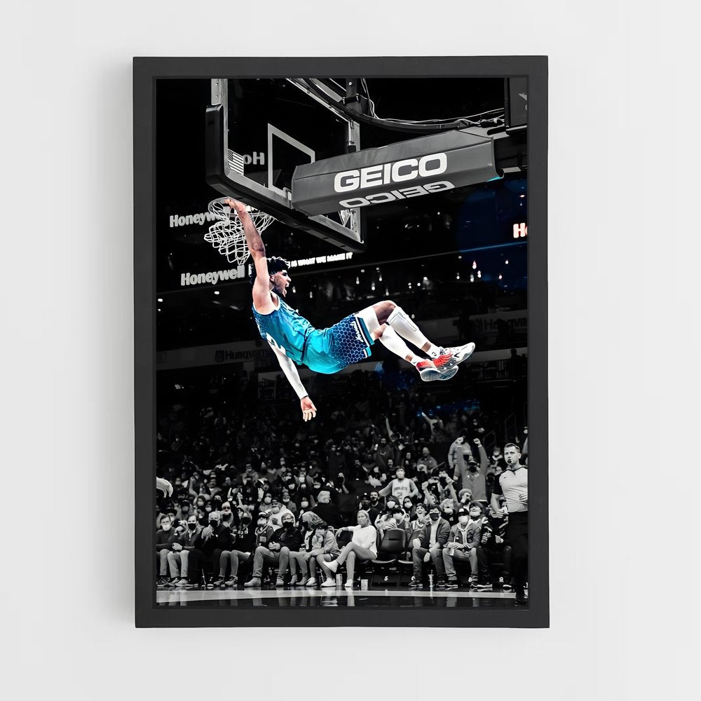 ap-charlotte hornets-9 cadre Noir
