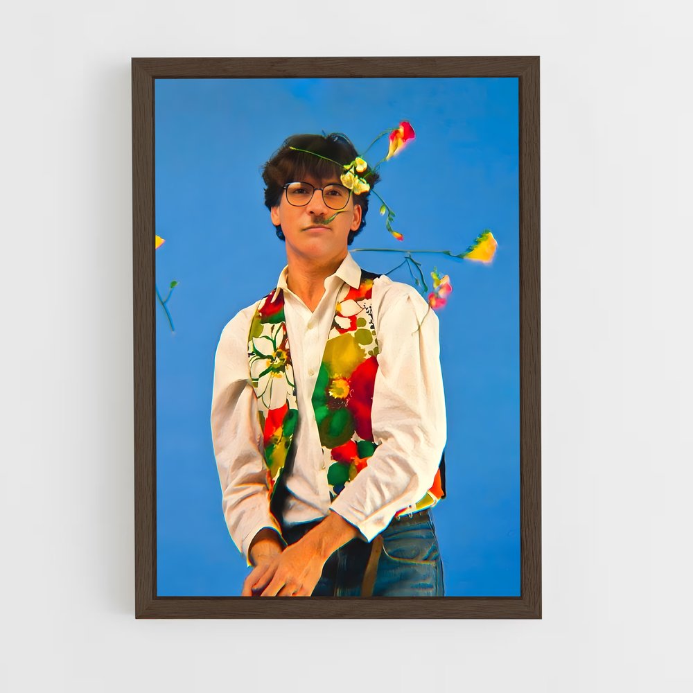 ap-charly garcia-5 cadre Bois foncé