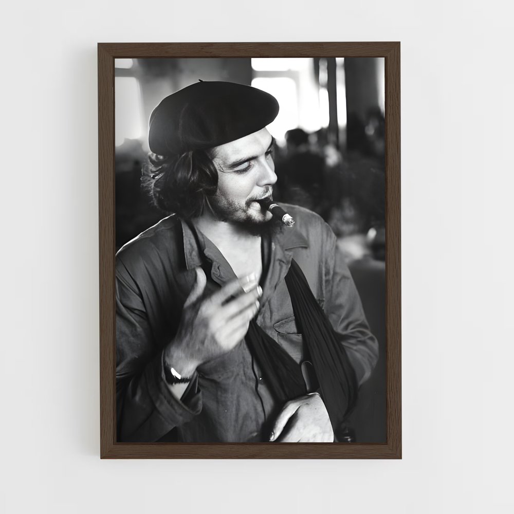 ap-che guevara-3 cadre Bois foncé