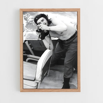 ap-che guevara-6 cadre Bois clair