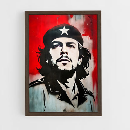 ap-che guevara-7 cadre Bois foncé