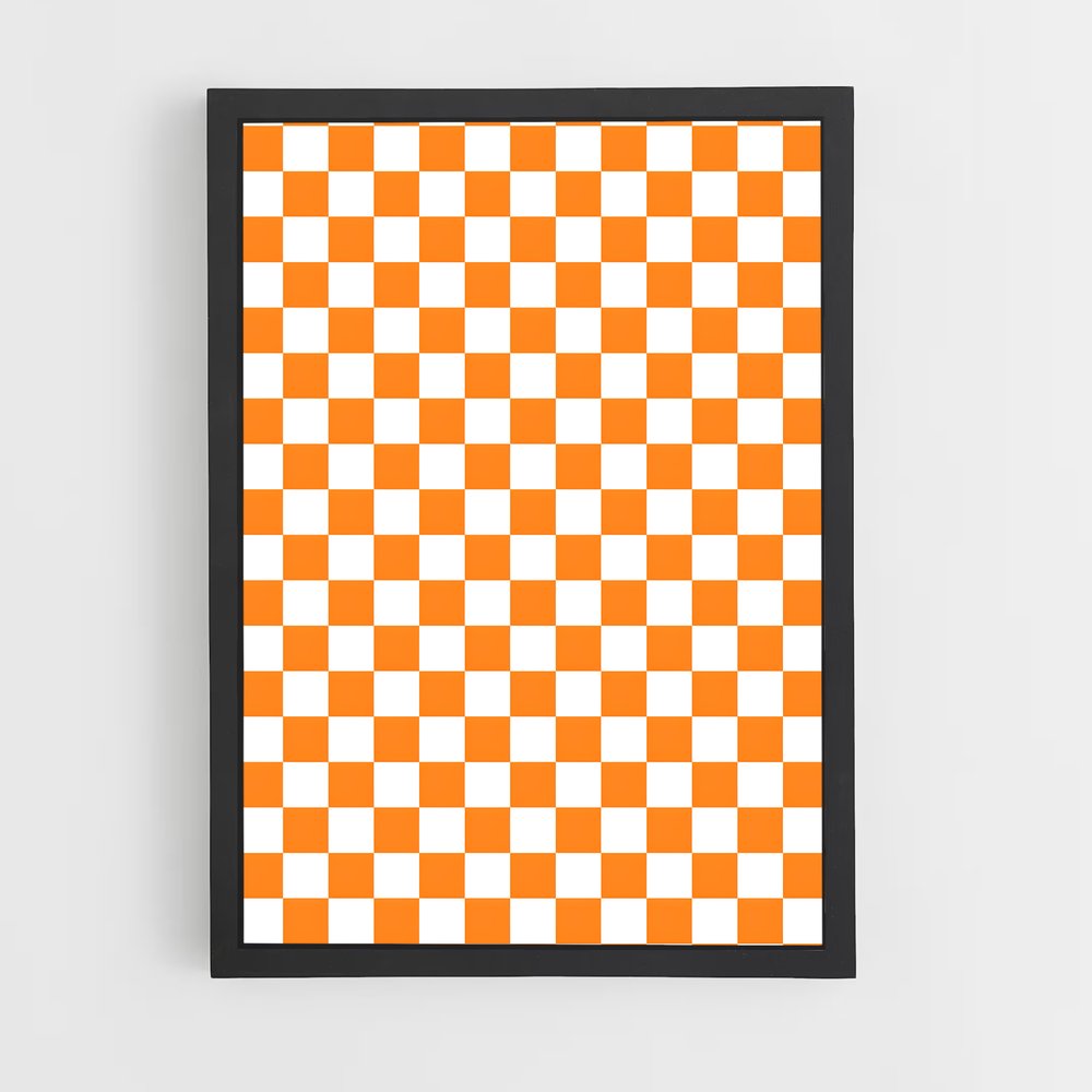 ap-checkerboard-4 cadre Noir