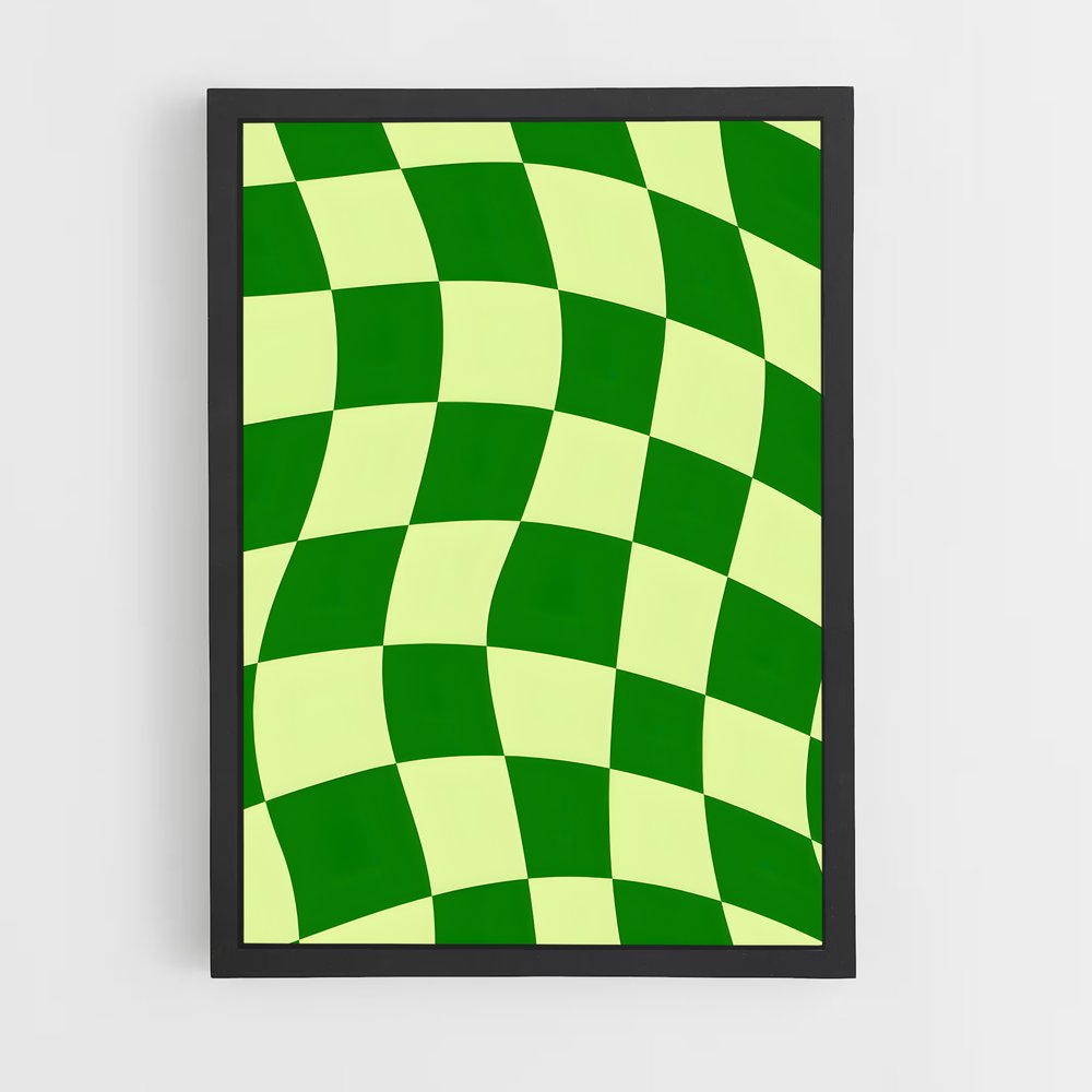ap-checkerboard-5 cadre Noir
