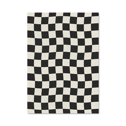 Poster Damier Élégant