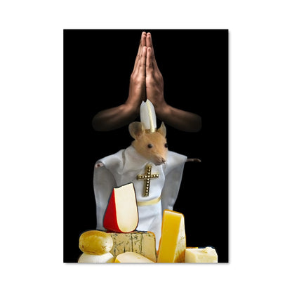 Poster Fromage et Souris