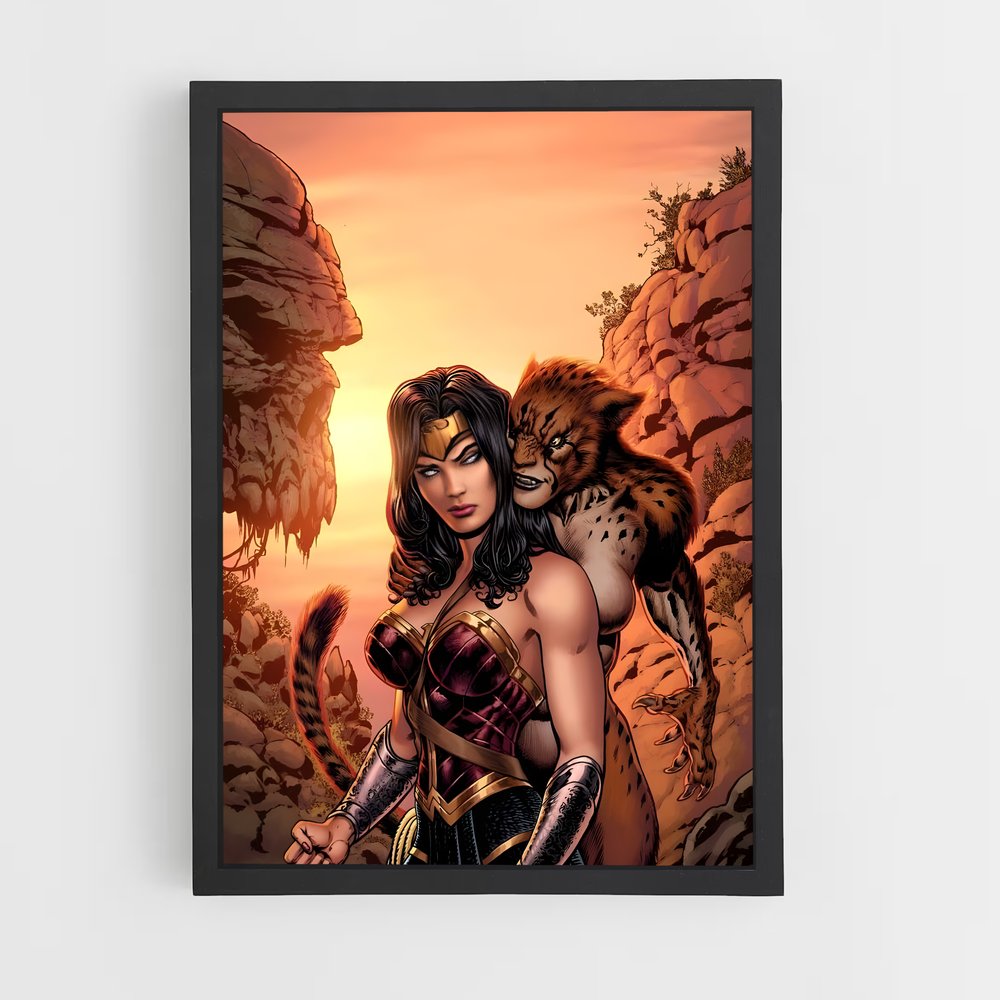 ap-cheetah wonder woman-4 cadre Noir