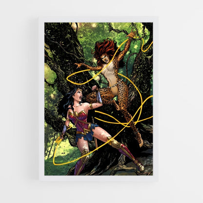 ap-cheetah wonder woman-5 cadre Blanc