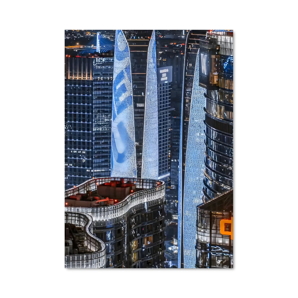 Kuwait Lights Poster – Aesthetic Posters