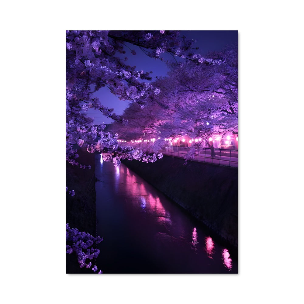 Poster Éclosion Sakura