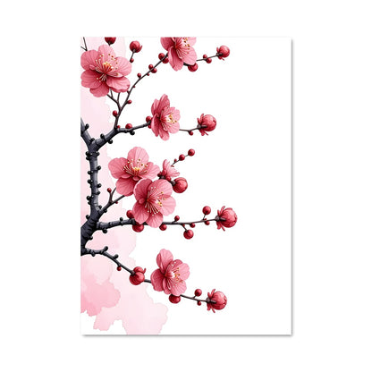 Poster Fleurs de Sakura