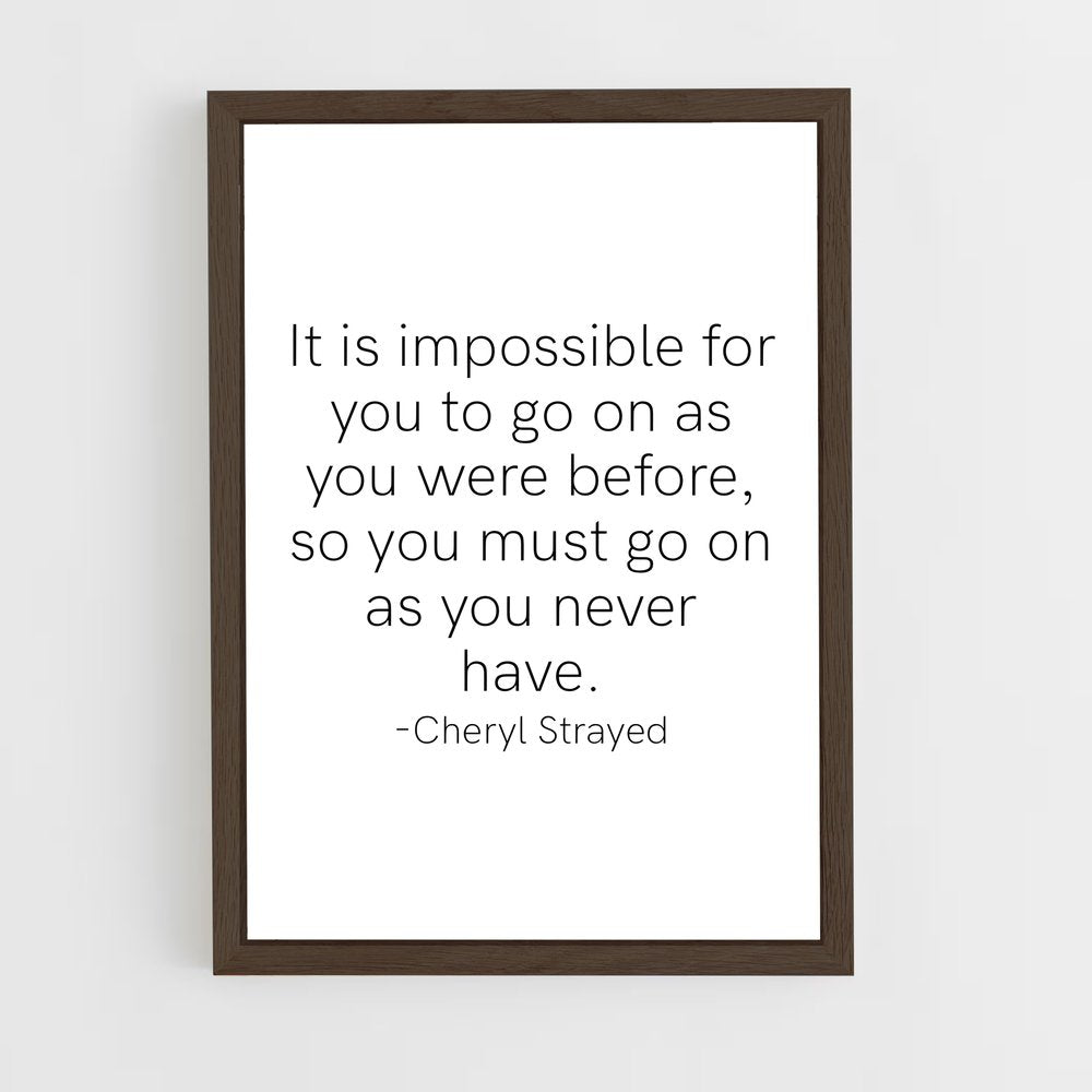 ap-cheryl strayed-3 cadre Bois foncé