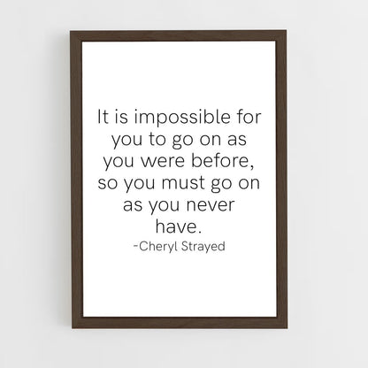 ap-cheryl strayed-3 cadre Bois foncé